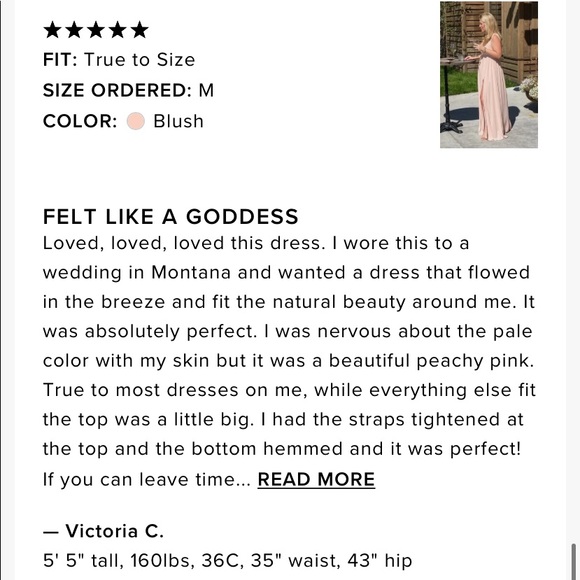 Lulu’s Denim Blue Maxi Dress Gown - Picture 8 of 14